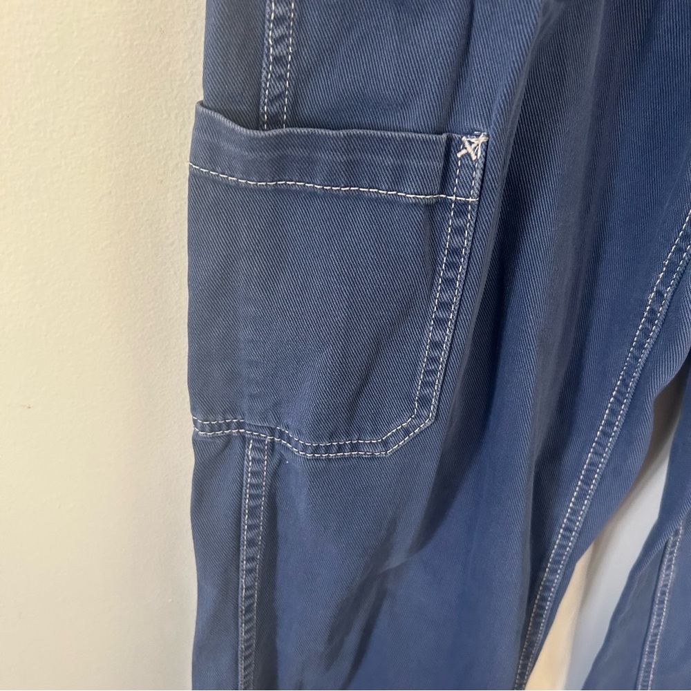 Garage Carpenter Jeans Wide Leg Oversized Slouchy Indigo Blue 100% Cotton Size 1 - Picture 3 of 13